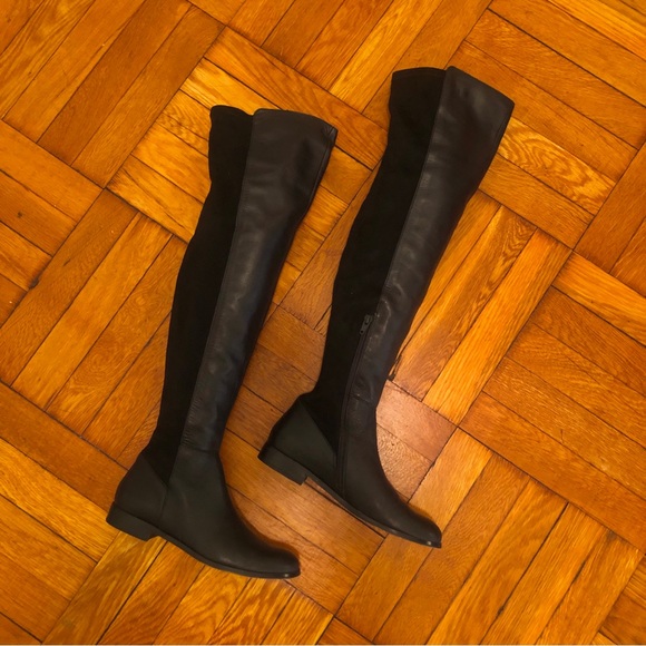 Over-the-Knee Luxury Leather Boots - Picture 2 of 10